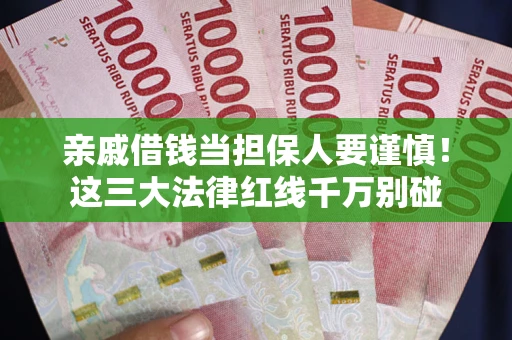 济南亲戚借钱当担保人要谨慎！这三大法律红线千万别碰